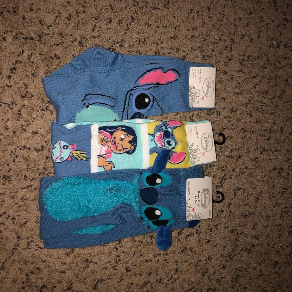 Lilo and stitch knee high socks